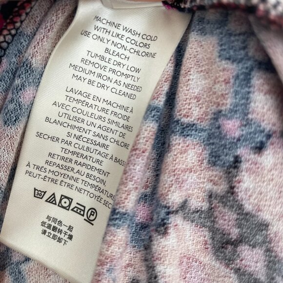 FREE PEOPLE Rhetta wrap mini dress in rusty rose/navy combo - Picture 8 of 8